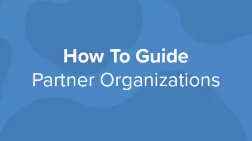 how to guide partner organizations